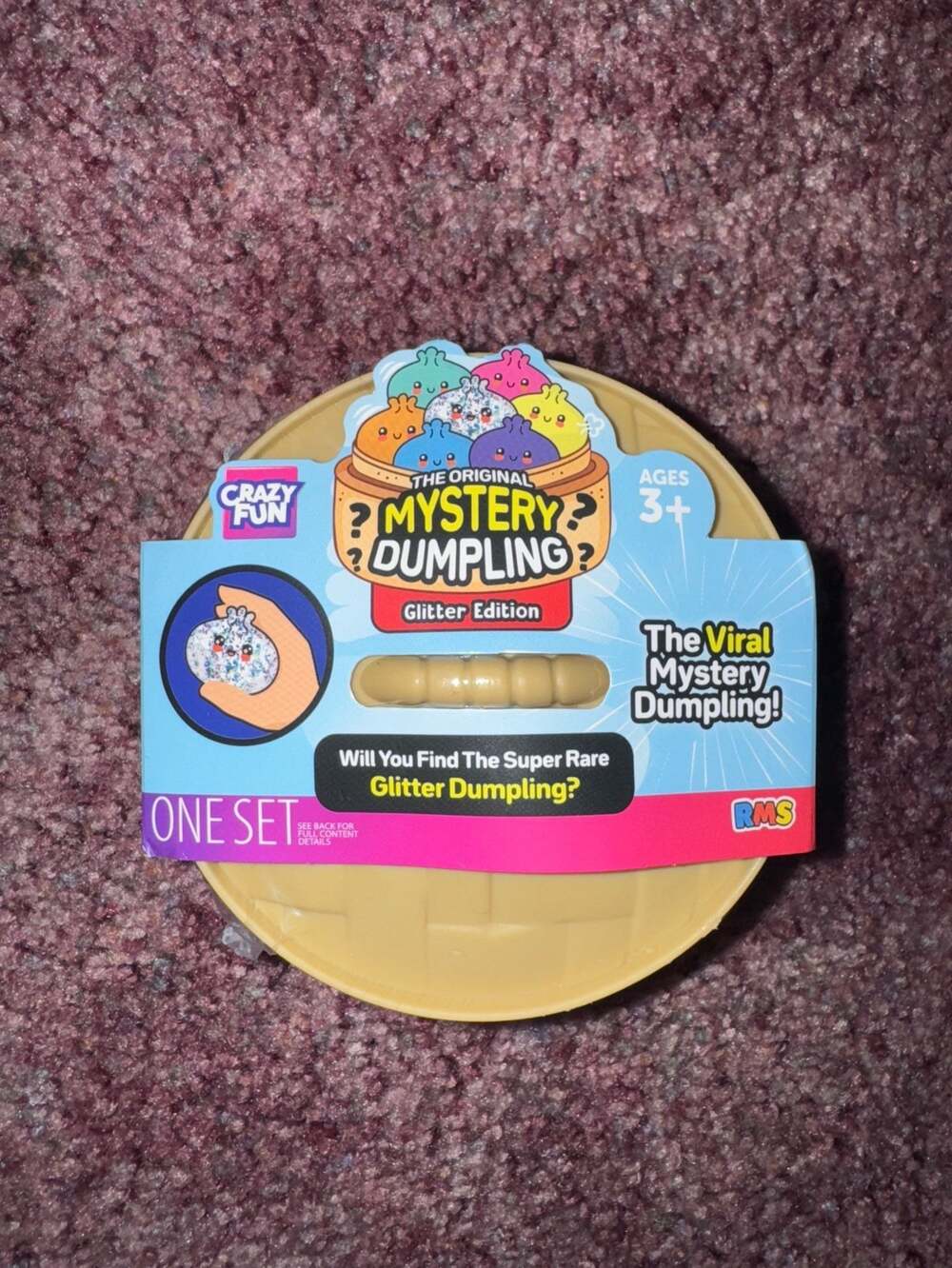 Crazy Fun The Original Mystery Dumpling Glitter Edition Squishy Toy